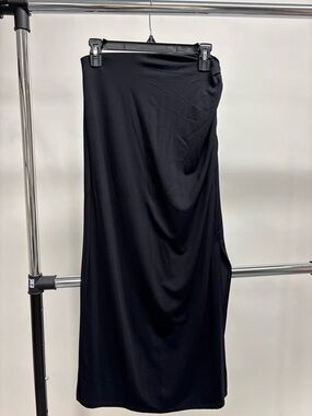 Stradivarius Black Women's Maxi Skirt